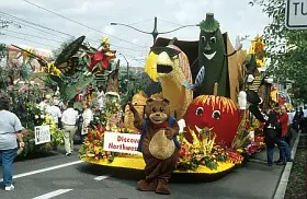 Aufstellung Grand Floral Parade

