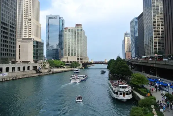 Chicago am Fluss
