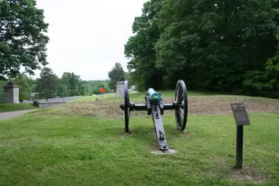 Stellungen der Konföderierten
Battle of Ft. Donelson
