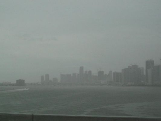 Regen über Miami
