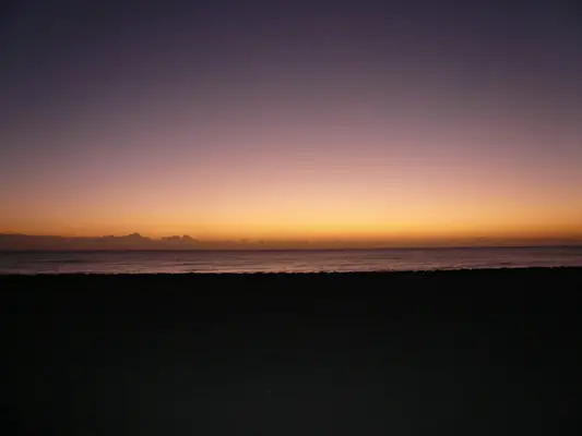 vor dem Sonnenaufgang Miami Beach
