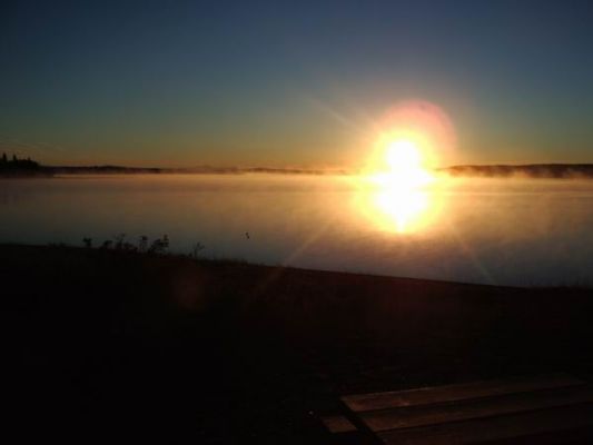 Sonnenaufgang am Green Lake
