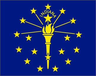 Flagge Indiana
