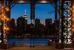 Gantry Blick auf Manhattan
