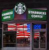 Times Square Starbucks Flag