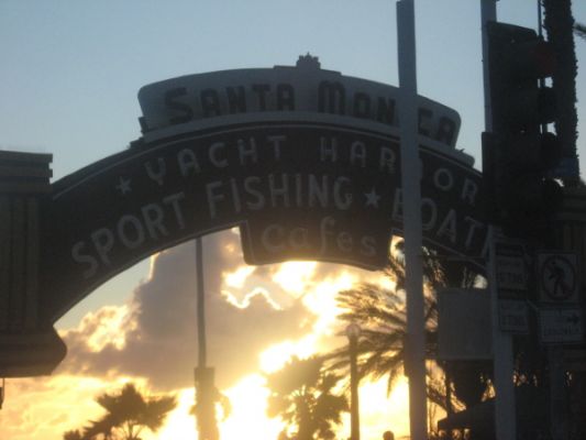 Venice Beach Sonnenuntergang
