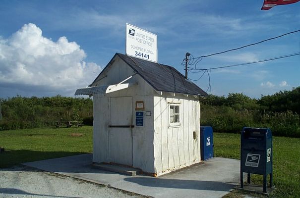 Das kleinste Postamt der Welt !
Schlüsselwörter: Postamt,Everglades,Florida