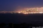 San Francisco bei Nacht von Alcatraz aus