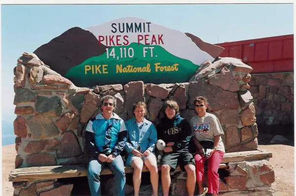 Pikes Peak
auf über 4,200 m ü.M.
