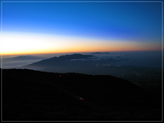 Maui - Sonnenuntergang Haleakala
