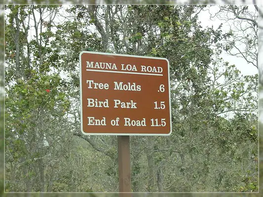 Big Island, Mauna Loa Road

