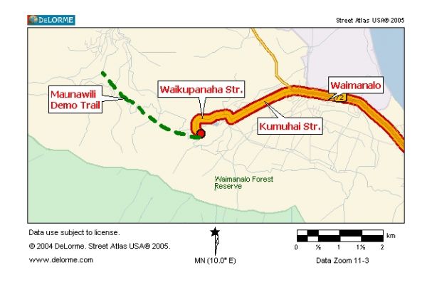 Maunawili Trail Waimanalo side
