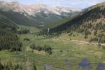 Blick von Independence Pass in Richtung Aspen