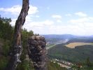 Blick nach Königstein und Bad Schandau