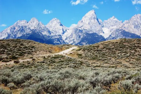 Offroad vor den Tetons
