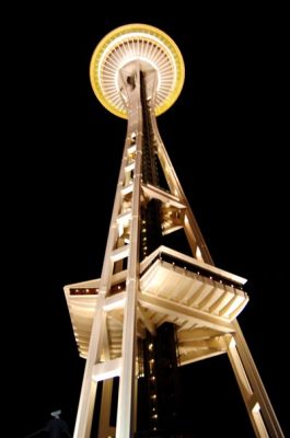 Space Needle by night
