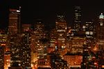 Downtown Seattle by night