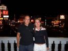 Yves & Nadine posieren vor dem Las Vegas Strip
