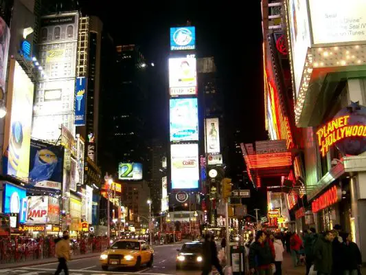 Time Square
hier ist zu jeder Zeit Hochbetrieb
