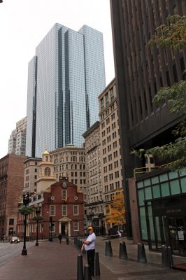 Boston Old State House und Exchange Place
