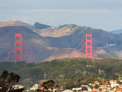 Golden Gate Bridge
Schlüsselwörter: Golden Gate Bridge, Twin Peaks