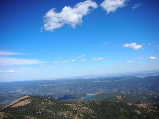Blick vom pikes Peak
