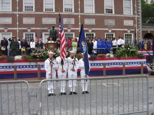 4.Juli 2007
Independence Day Ceremony
Philadelphia,

