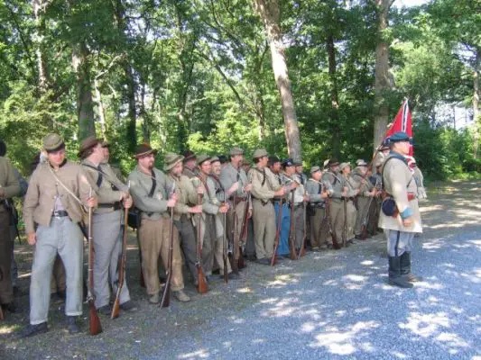 Conföderierte in
Gettysburg,PA
