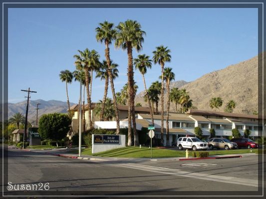 Unser Hotel in Palm Springs
