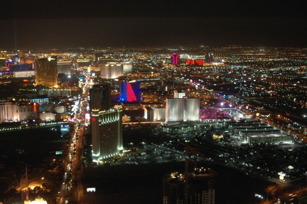 Blick über Las Vegas vom Strathosphere Tower
