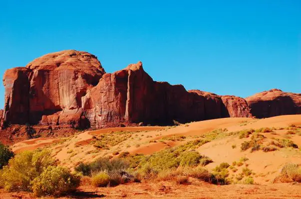 Dunes in Monument Valley
