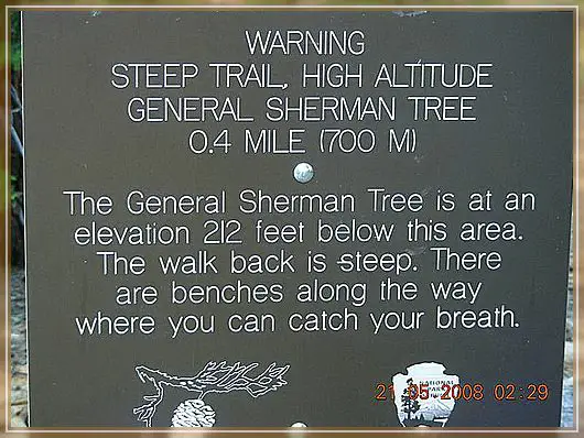 steep trail
