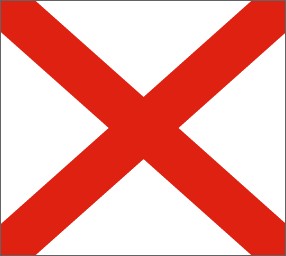 Alabama Flagge
